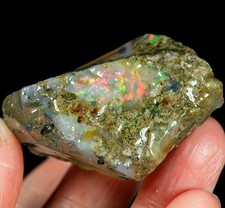150Ct Ethiopian Crystal Opal Facet Rough Specimen YSJ5892