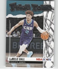 2021 NBA Hoops LaMelo Ball #13 Prime Twine Holo