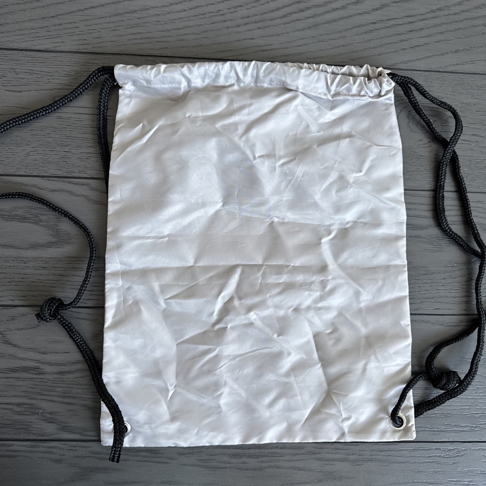 Hunter Original Drawstring Backpack Gray Nylon Lo… - image 6