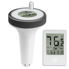 Pool Thermometer Floating Easy Read, Large Screen Digital Wireless Pool Therm