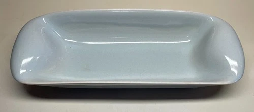 Scarce!!~MARY WRIGHT "COUNTRY GARDENS" Large BREAD TRAY or Bowl~BLUE