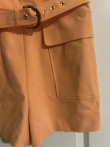 Marciano/Guess Tangerine Belted Romper/ Tank Style Pockets/Zip Back EU 40/US 10 - Picture 5 of 24