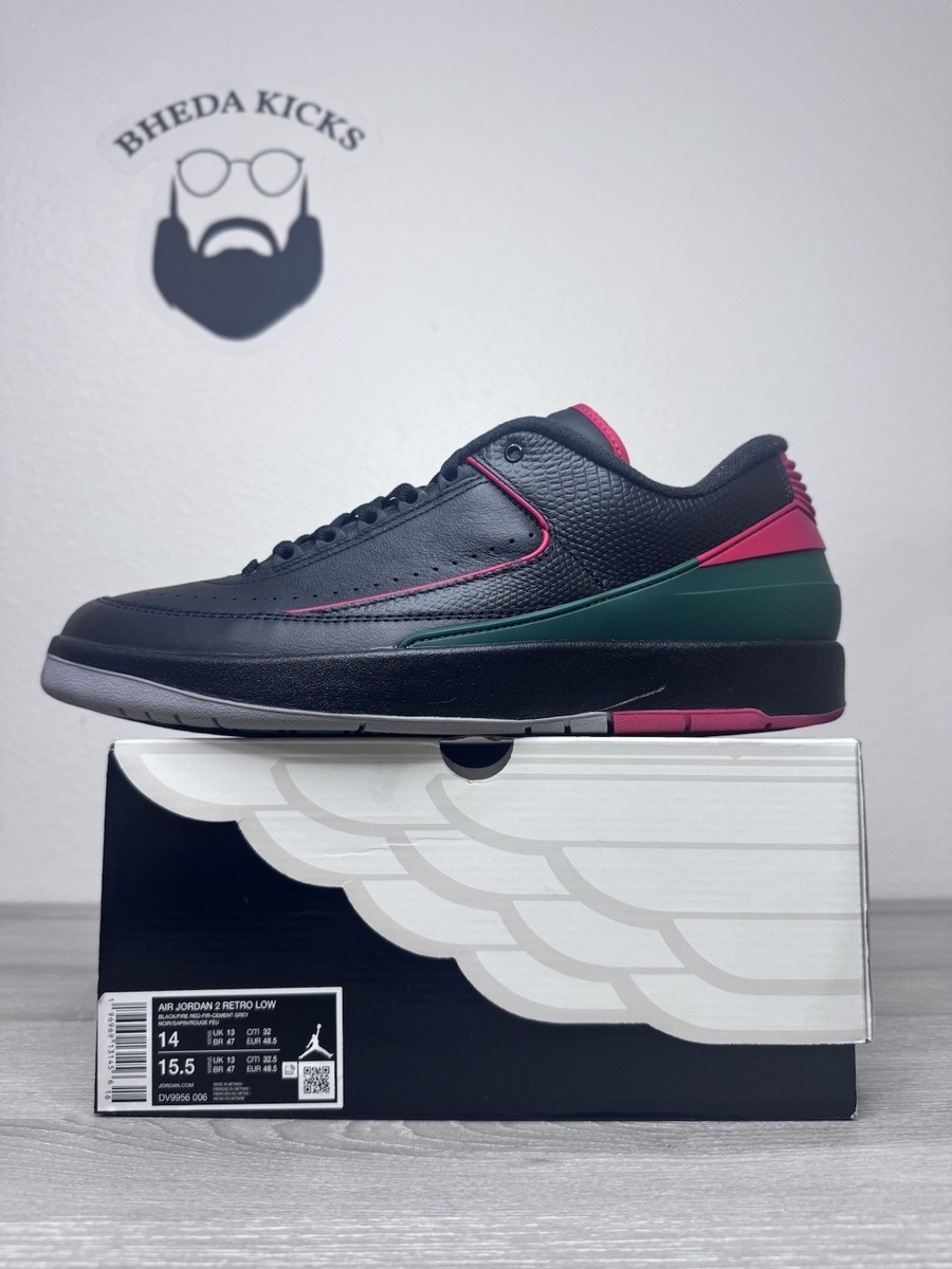 Jordan 2 Retro Low Christmas Men\'s Size 8 Black DV9956-006 Size 10.5 - Air Jordan 2 Retro Low  main image 3