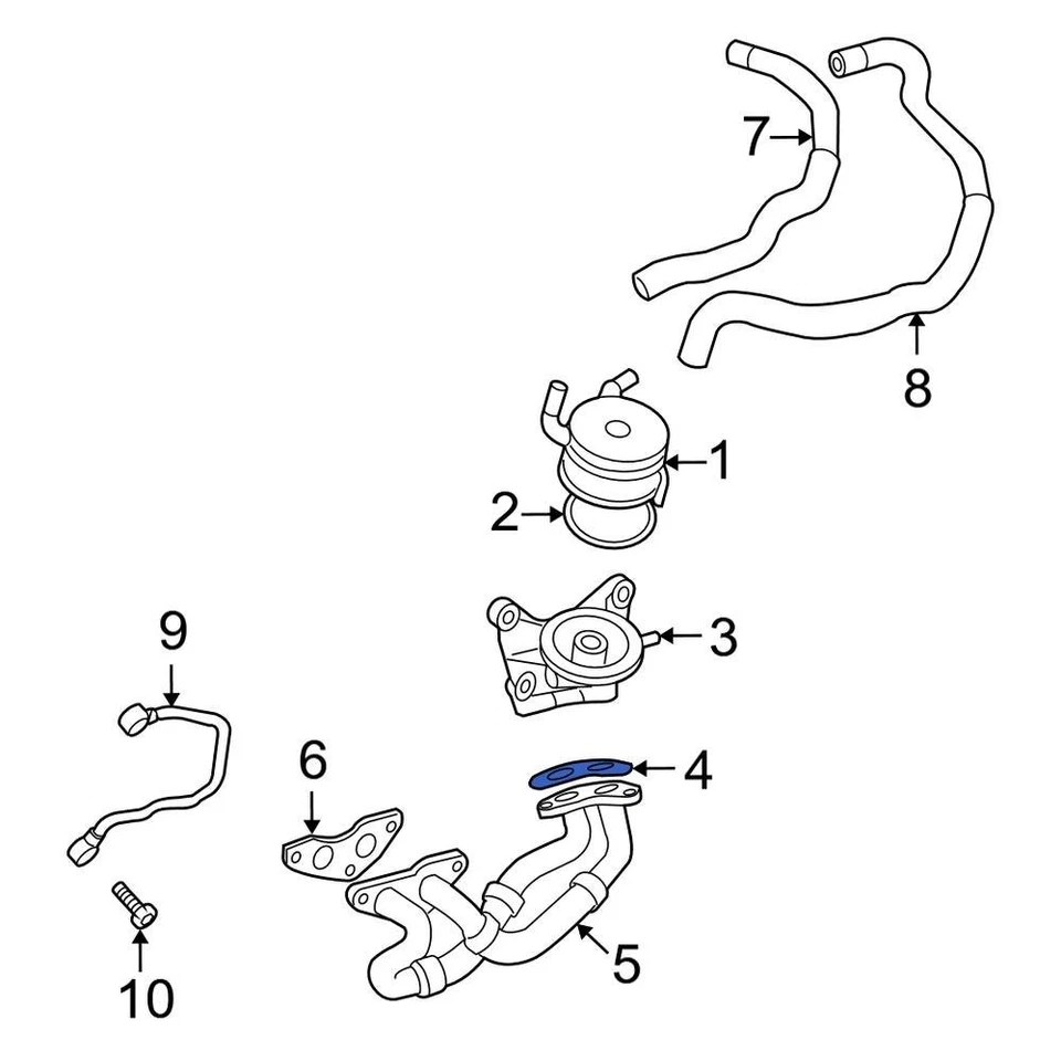 For Toyota Tacoma 1995-2015 Toyota 9030167004 Engine Oil Cooler O-Ring - Image 2 of 4
