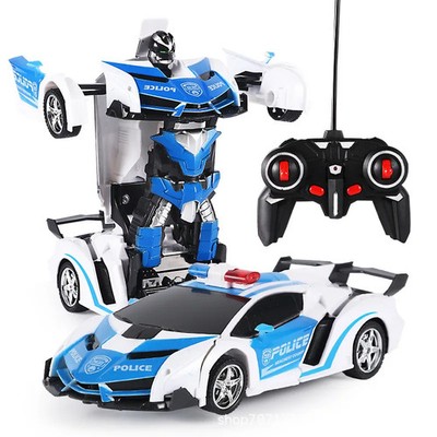  2 in 1 RC Transformer Auto | Ferngesteuerter Roboter Sportwagen | Spielzeug Ges