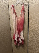 Victoria's Secret Vintage Y2K RARE Script Love Letter Ruffle Nightgown Size S