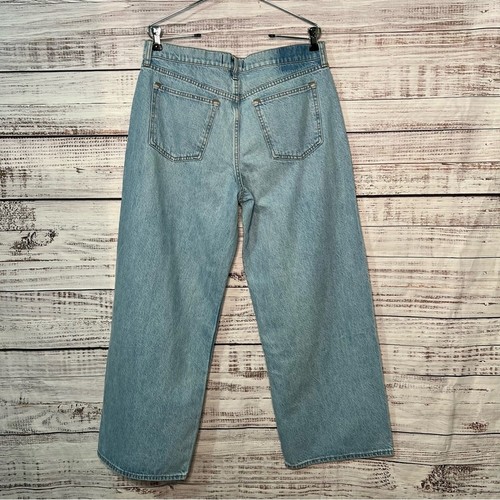 Abercrombie and Fitch 29 Short Low Rise Ultra Loose Jeans Light Wash Denim NEU - Bild 2 von 8