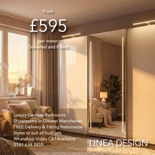 WARDROBE TRADE BEDROOM MODERN GERMAN BED FITTED OAK GLOSS BARKER STONEHOUSE