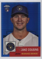 2022 Topps Chrome Platinum Anniversary Blue Prism Refractor Jake Cousins 4z8