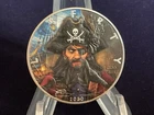 2020 1oz Silver Liberty Eagle. “PIRATE”. Coloured.  COA in Capsule.