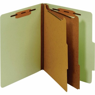 Pendaflex Classification Folder 2 Partitions Letter Green PU61GRE