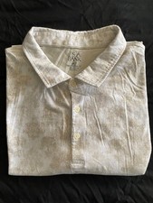 Jos. A. Bank Men's Beige Traditional Fit 100 Cotton Collard Polo Shirt: 4XLT