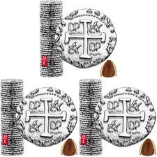 Large Metal Pirate Coins Set - 35 Silver Doubloons for Party Favors Decor