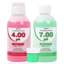 pH Calibration Solution 4.00 7.00, 250 ml 8.4 fl.oz Each  with 2 30ml Cont...