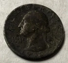 1943D US Silver Washington Quater