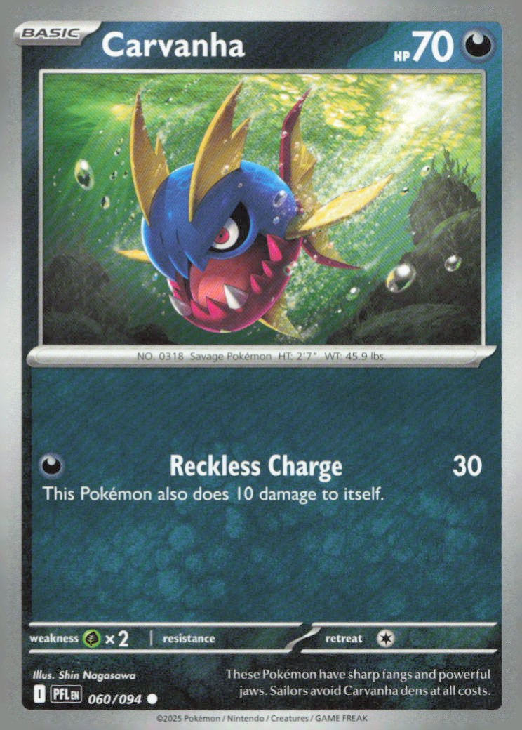 Carvanha Common ME02: Phantasmal Flames 060/094 NM