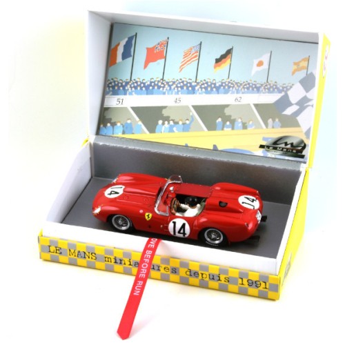 Ferrari TR58 n°14 Winner LE MANS miniatures voiture de course historique miniature 1958