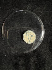 Vintage W.B. C. Pocket Watch Crystal Round Glass Size 21 7/16, 4 Replacement