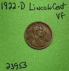 1922 D Lincoln Wheat Cent / Penny 1c Vf Very Fine
