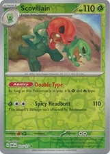 SCOVILLAIN 025/197 OBSIDIAN FLAMES POKEMON (REVERSE HOLO, NM)