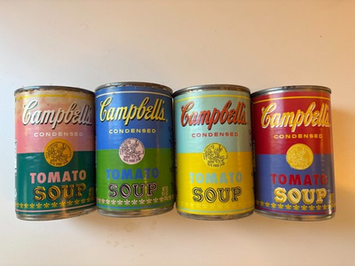 #ad Andy Warhol Collectors 50 Years Campbell#x27;s Soup Can Limited Edition Set 2014 $20.00