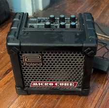 Roland Micro Cube Modeling Combo Guitar Amplifier with Power Adapter