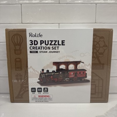 Rolife 3D Puzzle Creation Set - TGS01 Steam Journey Train - 405pcs