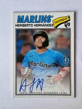 2026 Topps Heritage Heriberto Hernandez On-Card Rookie Autograph RC Auto #ROA-HH