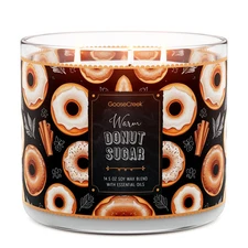 Goose Creek -WARM DONUT SUGAR 3 Wick Candle - 14.5oz