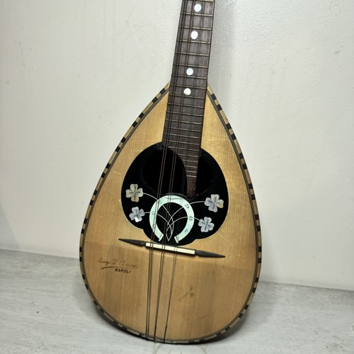 antique mandolin Luigi D'Amore Napoli 