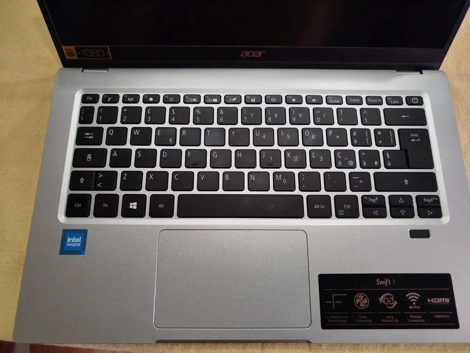 ACER SWIFT 1 SF114-34-C28J, 14 " --VALUTO PROPOSTE-- - Immagine 3 di 4