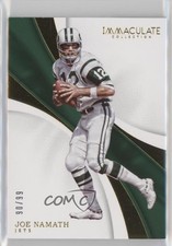 2017 Panini Immaculate 90/99 Joe Namath #75 HOF s3g