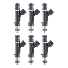6 PCS Fuel Injectors 0280158020 For Jeep Liberty Dodge Nitro Dakota 3.7L V6 GAS