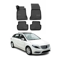 Omac Gummimatten FußMatten FüR Mercedes B Klasse W242 W246 2011-2018 TPE 4X