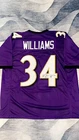 🔥 NFL Baltimore Ravens Ricky Williams Autographed Custom Jersey SWAU Auto COA L