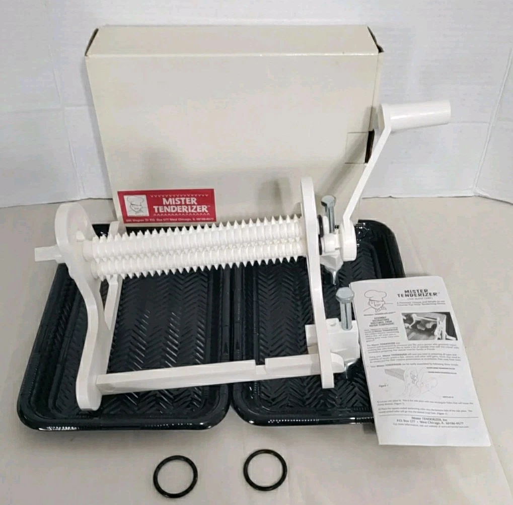 Mister Tenderizer Hand Cranked Meat Tenderizer Rust Proof Poly Construction
Opens in a new window or