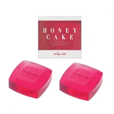 SHISEIDO Honey Cake Fragrance Soap 100g Rubby Red x 3 Set New JAPAN F/S