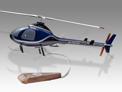 Rotorway Talon A600 Turbo Solid Mahogany Wood Handcrafted Helicopters Model