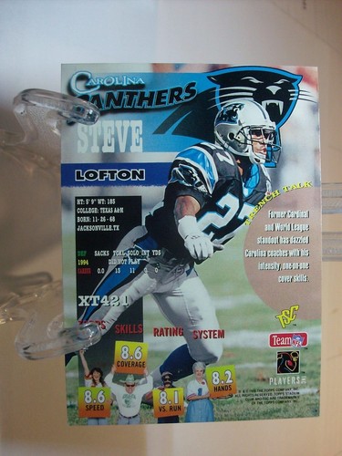 1995 Topps Stadium Club Diffraction #XT421 - Steve Lofton EXP - Carolina 95-331 - Picture 2 of 2