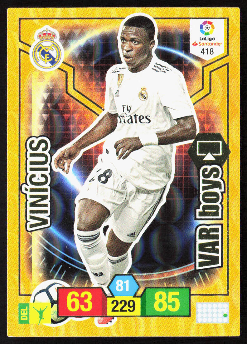 2018-19 Panini Adrenalyn XL La Liga Vinicius Junior Rookie Year