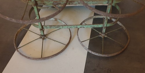 ancien LANDAU de poupée ( fin du XIXème siècle ) poussette pour poupée ancienne - Photo 17/20