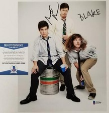 Blake Anderson & Anders Holm signed Workaholics 8x10 Photo Q12886 ~ BAS COA