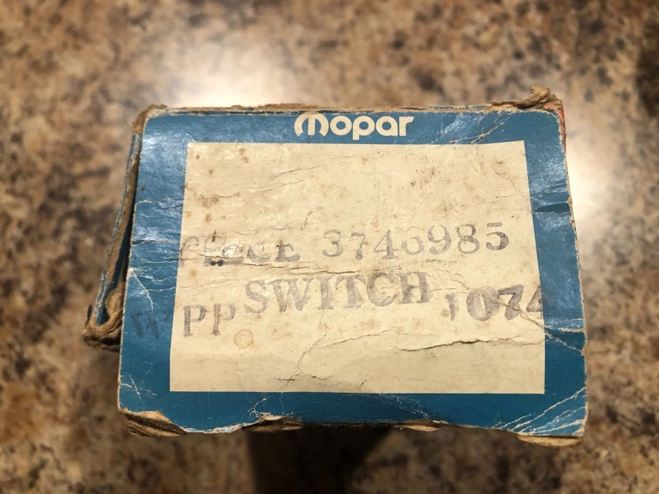 Nuevo de Lote Antiguo Mopar 3 Velocidades Limpiaparabrisas/Interruptor de Lavadora 1974 Chrysler Newport & Custom 3746985 Foto 4 de 4
