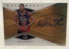 2019-20 Opulence Gold Medal Autographs- Magic Johnson /79 Lakers Legends LP 1/1