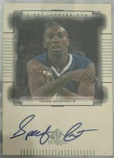 Craig Speedy Claxton Hofstra Basketball Upperdeck SP Autograph Rookie Card Spurs. rookie card picture