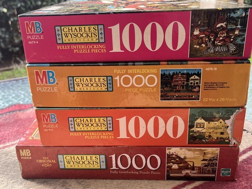 Sealed, Charles Wysocki’s Jigsaw Puzzle Lot. Milton Bradley - Picture 15 of 16