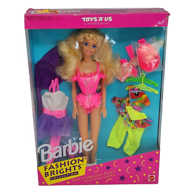 VINTAGE 1992 BARBIE FASHION BRIGHTS COLLECTION DOLL MATTEL # 1882