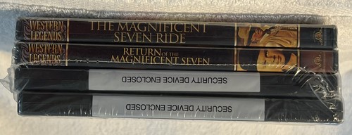 The Magnificent Seven: 4 Films DVD Western Legends Special Edition 4-Pack New - Imagen 6 de 7