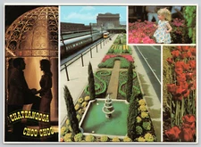 Oversized Postcard TN Chattanooga Choo Choo Train Multi View 5"x7" Vtg