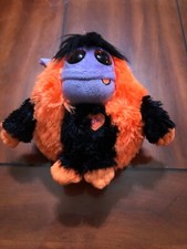 Ty Monstaz Frank Plush Orange Black Monster  2013